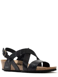 Sunbay Sandalen^Keilsandaletten "Bini" in Schwarz
