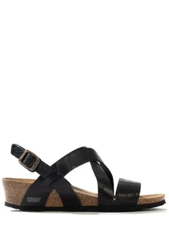 Sunbay Sandalen^Keilsandaletten "Bini" in Schwarz