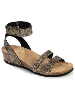 Keilsandaletten "Camiri" in Gold>BACKSUN Hot