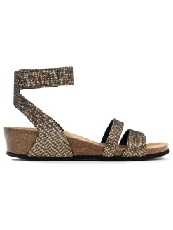 Keilsandaletten "Camiri" in Gold>BACKSUN Hot