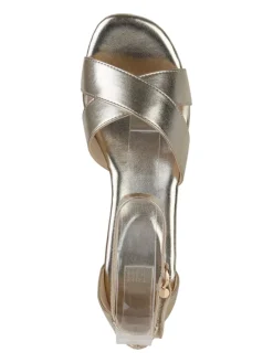 Keilsandaletten Chloe in Gold><noscript><img width=