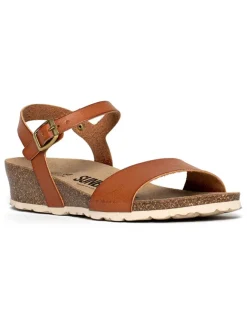 Keilsandaletten "Esperance" in Hellbraun>Sunbay