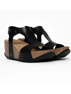 Sunbay Sandalen^Keilsandaletten "Fiore" in Schwarz