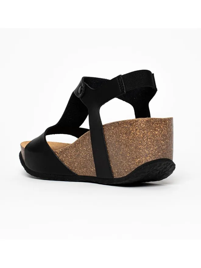 Sunbay Sandalen^Keilsandaletten "Fiore" in Schwarz