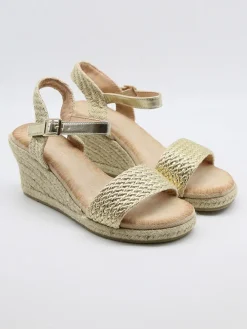Bellucci Sandalen^Keil-Sandaletten in Beige