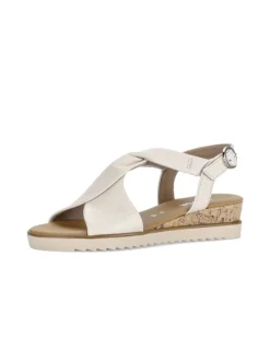 Gabor Sandalen^Keilsandaletten in beige