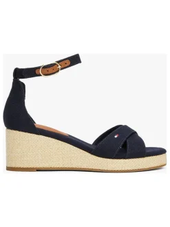 Keilsandaletten in Dunkelblau>Tommy Hilfiger Shoes Online