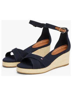 Keilsandaletten in Dunkelblau>Tommy Hilfiger Shoes Online
