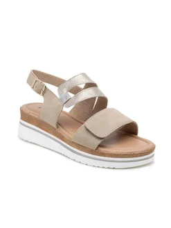 Keilsandaletten in Gold>Foreverfolie Clearance