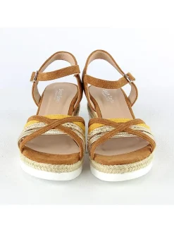 Sixth Sens Sandalen^Keilsandaletten in Hellbraun