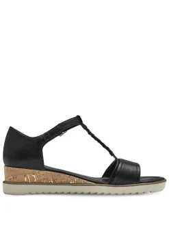 Tamaris Sandalen^Keilsandaletten in Schwarz