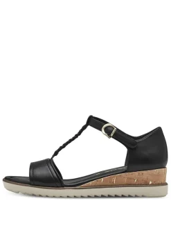 Tamaris Sandalen^Keilsandaletten in Schwarz