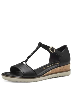 Tamaris Sandalen^Keilsandaletten in Schwarz