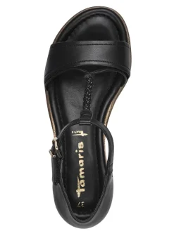 Tamaris Sandalen^Keilsandaletten in Schwarz