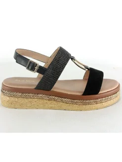 Sixth Sens Sandalen^Keilsandaletten in Schwarz