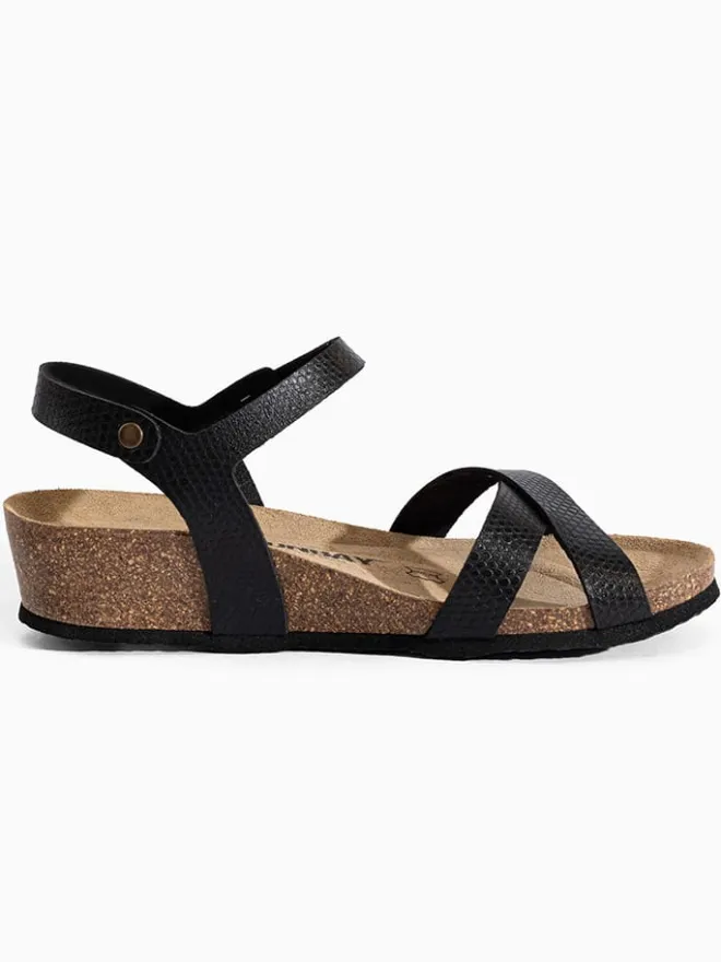 Keilsandaletten "Lecheria" in Schwarz>Sunbay Sale
