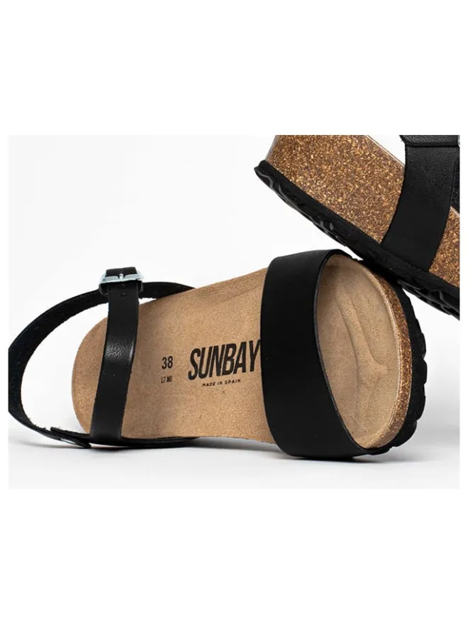 Keilsandaletten "Mateo" in Schwarz>Sunbay Hot