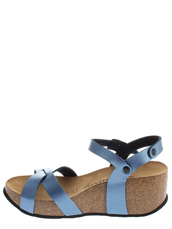 Keilsandaletten "Pivoine" in Hellblau>Sunbay Best