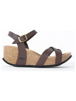 Keilsandaletten "Pivoine" in Braun>Sunbay Outlet