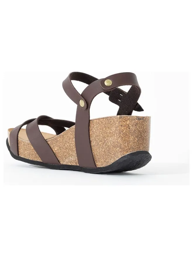 Keilsandaletten "Pivoine" in Braun>Sunbay Outlet
