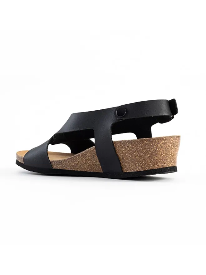 Keilsandaletten "Salamanque" in Schwarz>BAYTON Hot