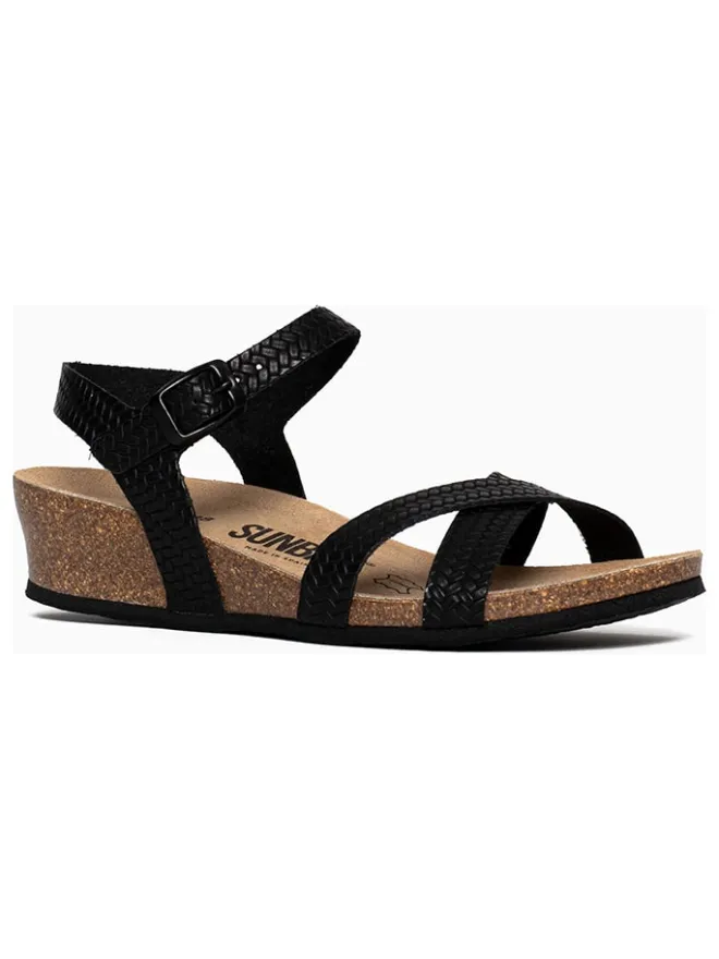 Keilsandaletten "Semi-Compensees" in Schwarz>Sunbay