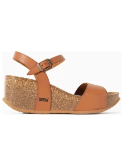 Sunbay Sandalen^Keilsandaletten "Yucca" in Hellbraun