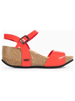 Sunbay Sandalen^Keilsandaletten "Yucca" in Rot