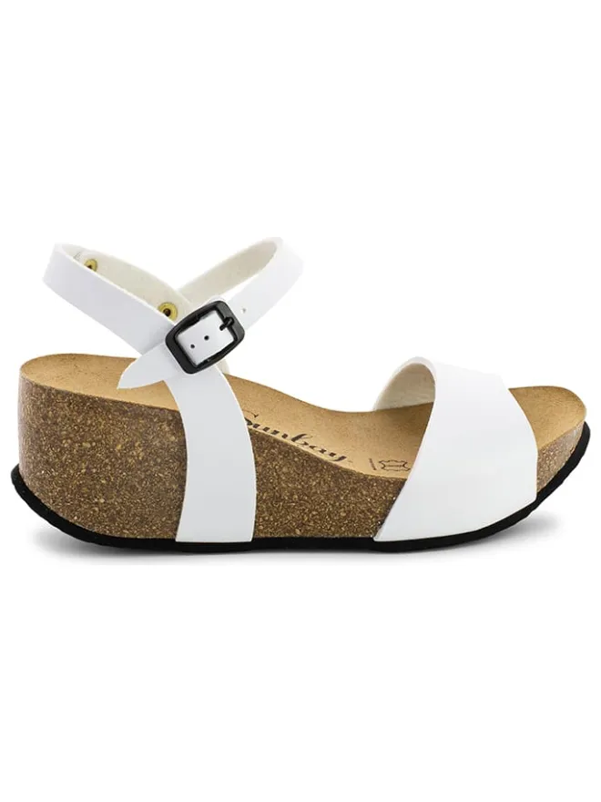 Sunbay Sandalen^Keilsandaletten "Yucca" in Weiß