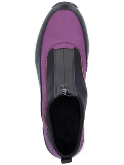 Keilslipper in Lila/ Schwarz><noscript><img width=