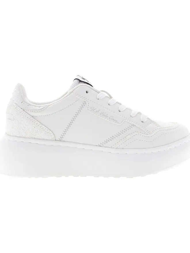 U.S. Polo Assn. Sneakers^Keilsneakers in Weiß