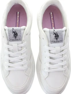 U.S. Polo Assn. Sneakers^Keilsneakers in Weiß
