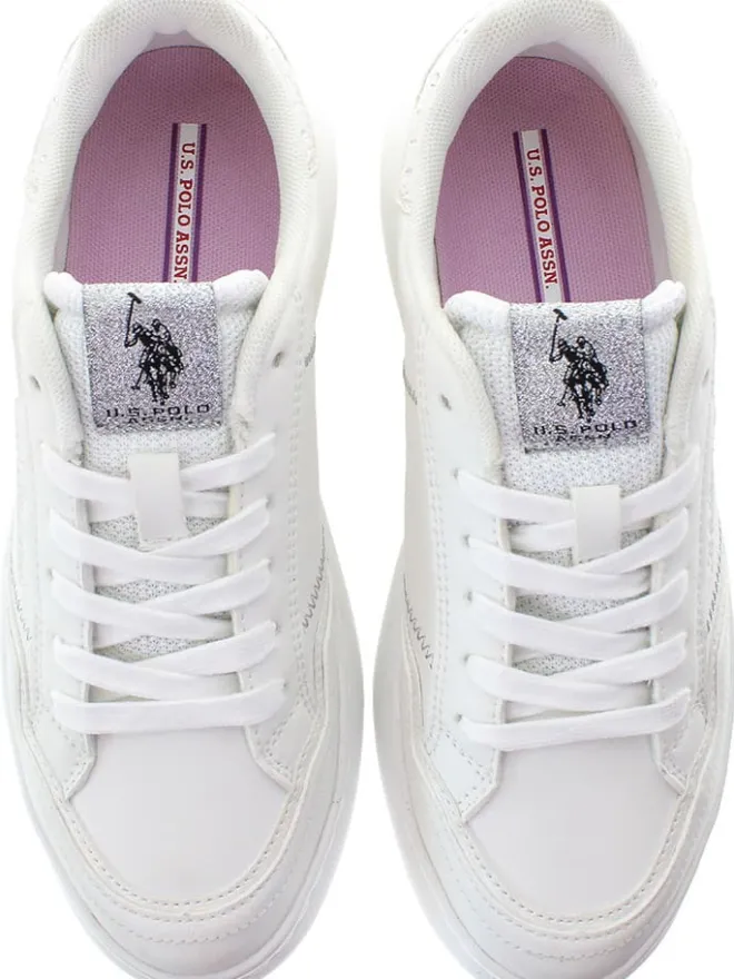 U.S. Polo Assn. Sneakers^Keilsneakers in Weiß