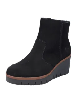 Keilstiefeletten in Schwarz>rieker Clearance