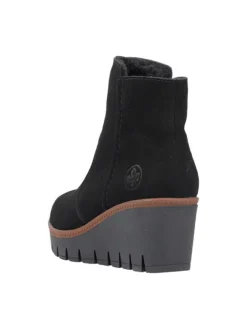 Keilstiefeletten in Schwarz><noscript><img width=