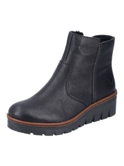 Keilstiefeletten in Schwarz>rieker Hot