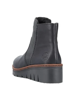 Keilstiefeletten in Schwarz><noscript><img width=