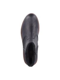 Keilstiefeletten in Schwarz><noscript><img width=