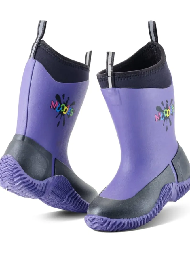 Kinder Gummistiefel "Muddies Icicle Wellies" in Lila>Grubs Online