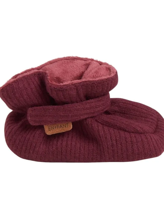 En Fant Halbschuhe·Slipper^Kinder Slipper "Baby Slippers" in Rot