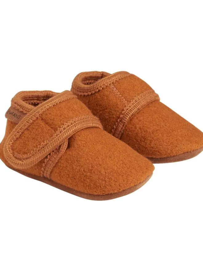 Kinder Slipper "Baby Wool slippers" in Braun>En Fant Clearance