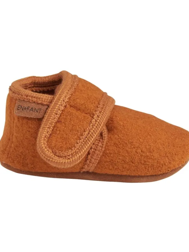 Kinder Slipper "Baby Wool slippers" in Braun>En Fant Clearance