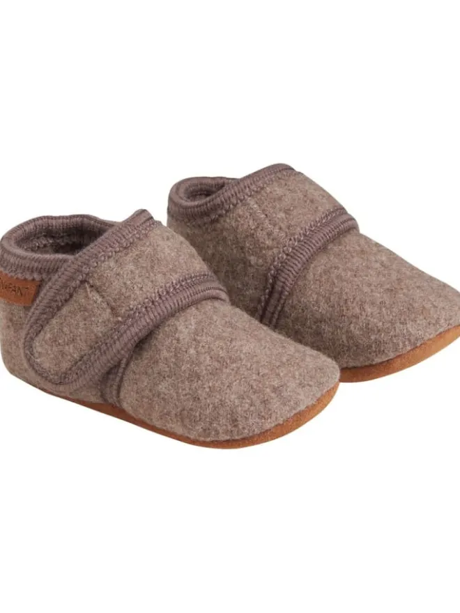 Kinder Slipper "Baby Wool slippers" in Braun>En Fant Discount