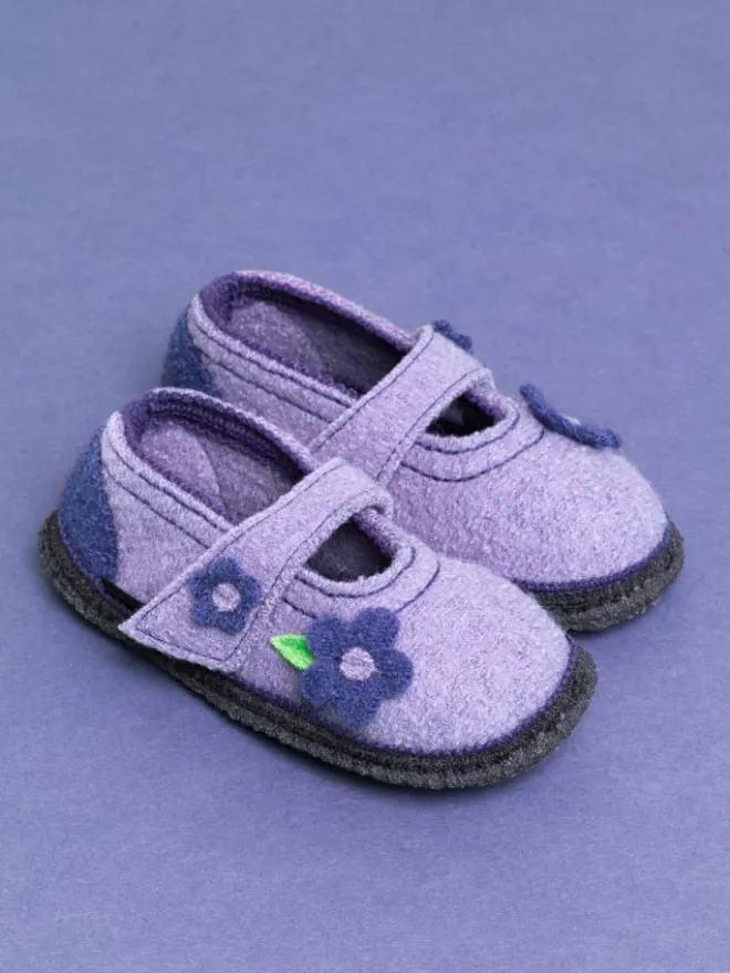 kitz-pichler Hausschuhe^Kinderhausschuh "Becky" in Violett