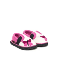 kitz-pichler Hausschuhe^Kinderhausschuh "Bobby Schmetterling" in Pink