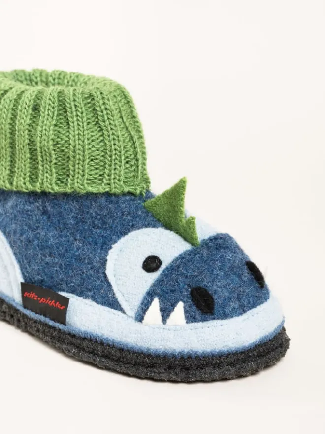 Kinderhausschuh "Dago" in blau>kitz-pichler
