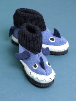 Kinderhausschuh Squalo in blau><noscript><img width=