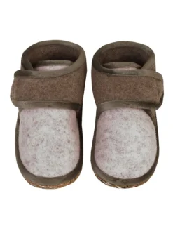 Adelheid Hausschuhe^Kinderpantoffeln rosa in Beige