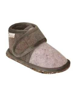 Adelheid Hausschuhe^Kinderpantoffeln rosa in Beige