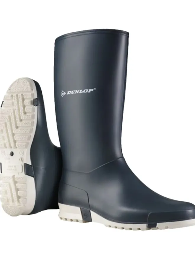 Dunlop Gummistiefel|Gummistiefel^Kinderstiefel Sport in grau/weiß
